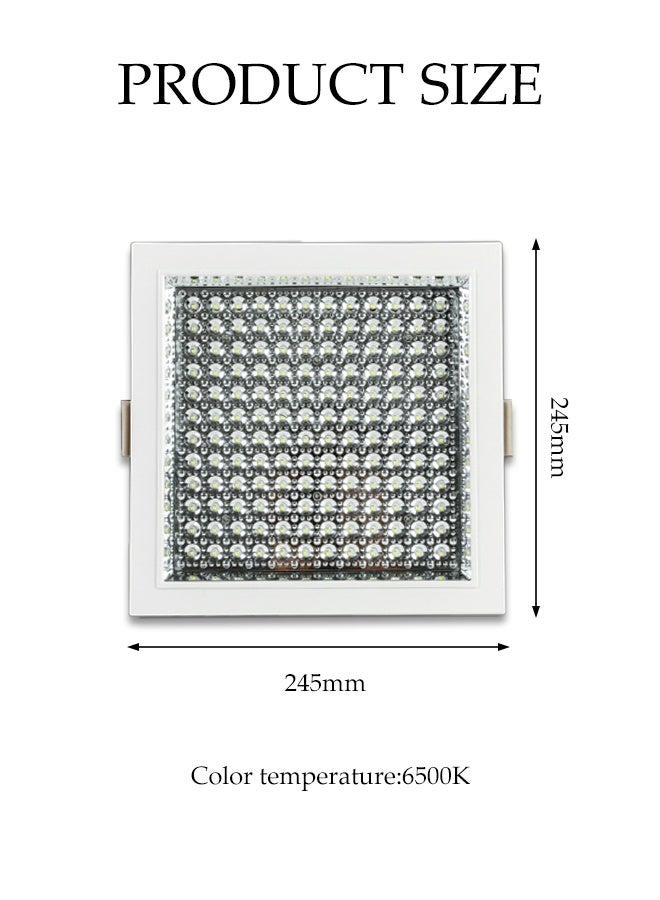 DUNISO LED Spot Panel Light, Non-Dimmable,Flush Mount Square LED Ceiling Lamp without Flicker for Kitchen, Bathroom, Hallway, 6500K - Image 2